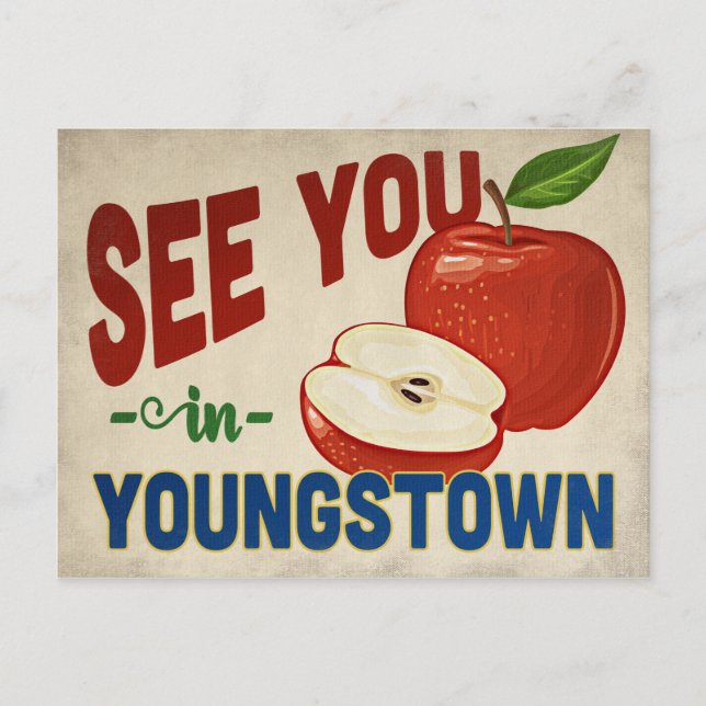Carte Postale Youngstown Ohio Apple - Vintage voyage (Devant)