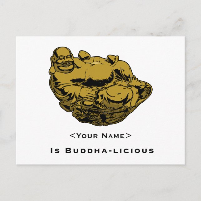 Carte Postale <Your Name>Est lactique par Bouddha (Devant)