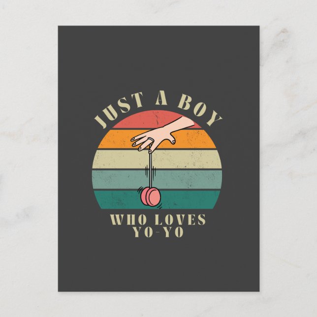 Carte Postale Yoyo boy (Devant)
