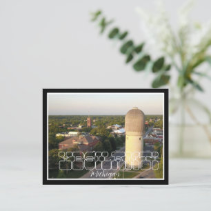 Carte postale Ypsilanti Michigan Aerial City View