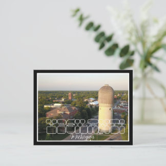 Carte postale Ypsilanti Michigan Aerial City View