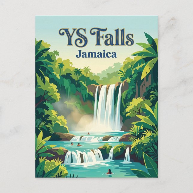 Carte Postale YS Falls Jamaïque (Devant)