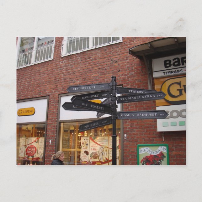 Carte Postale Ystad Suède (Devant)