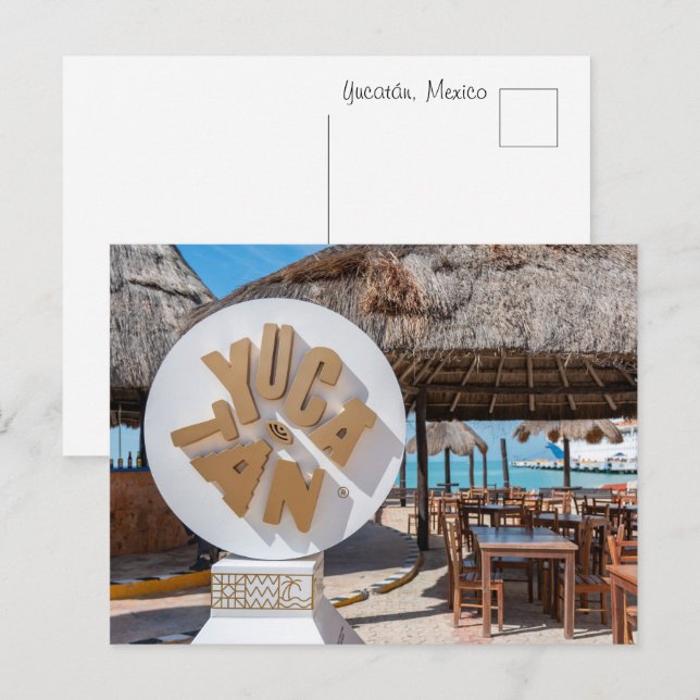 Carte Postale Yucatán Mexique (Devant / Derrière)
