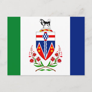 CARTE POSTALE YUKON FLAG