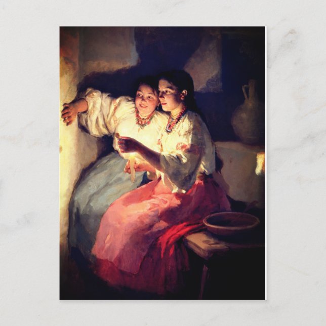 CARTE POSTALE YULETIDE FORTUNE DIT PAR PYMONENKO (Devant)