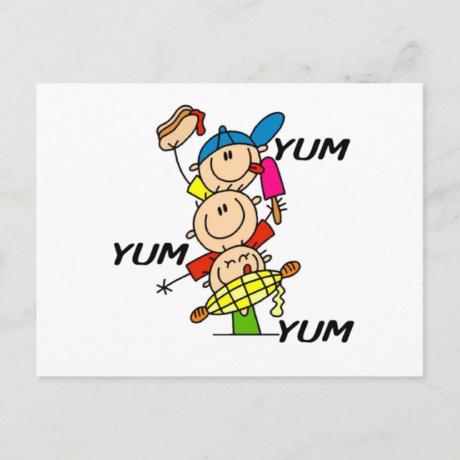 Carte Postale Yum Yum Été (Devant)