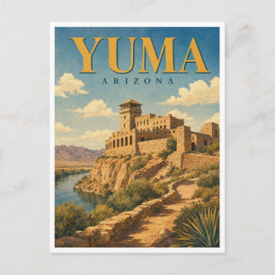 Carte Postale Yuma Arizona Territorial Prison GeoSaga