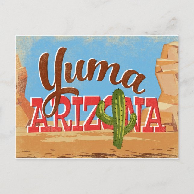 Carte Postale Yuma Arizona Vintage voyage (Devant)