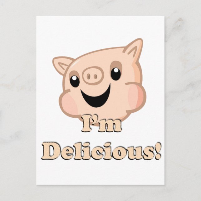 Carte Postale Yummy Bacon (Devant)