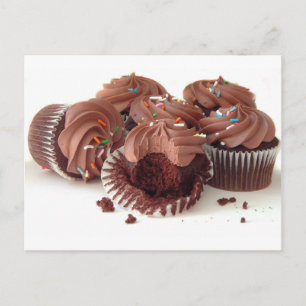 CARTE POSTALE YUMMY CUPCAKES
