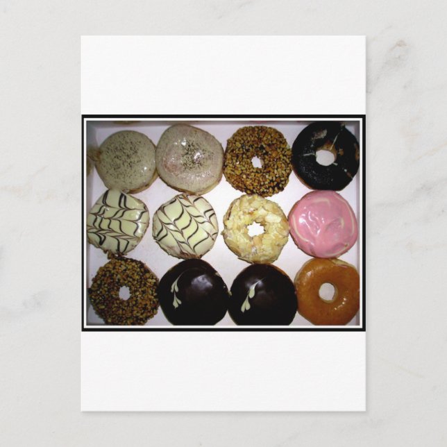 CARTE POSTALE YUMMY DONUTS (Devant)