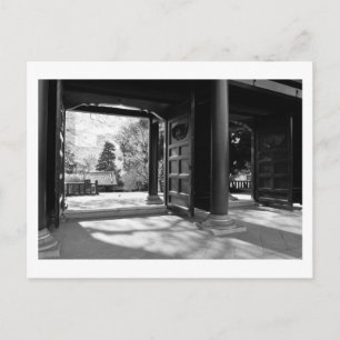 Carte Postale Yushima Seido : Tokyo, Japon (noir et blanc)