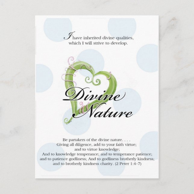Carte Postale YW Card - Nature Divine (Devant)