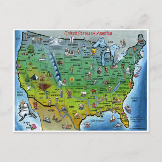 Carte postale Z USA