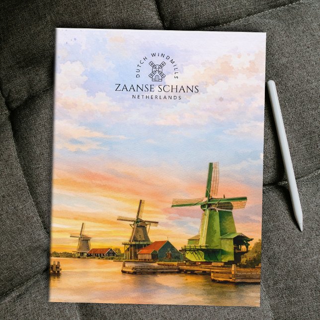 Carte Postale Zaanse Schans Pays-Bas Moulins à vent | Voyage (Zaanse Schans Netherlands Windmills | Travel Postcard)