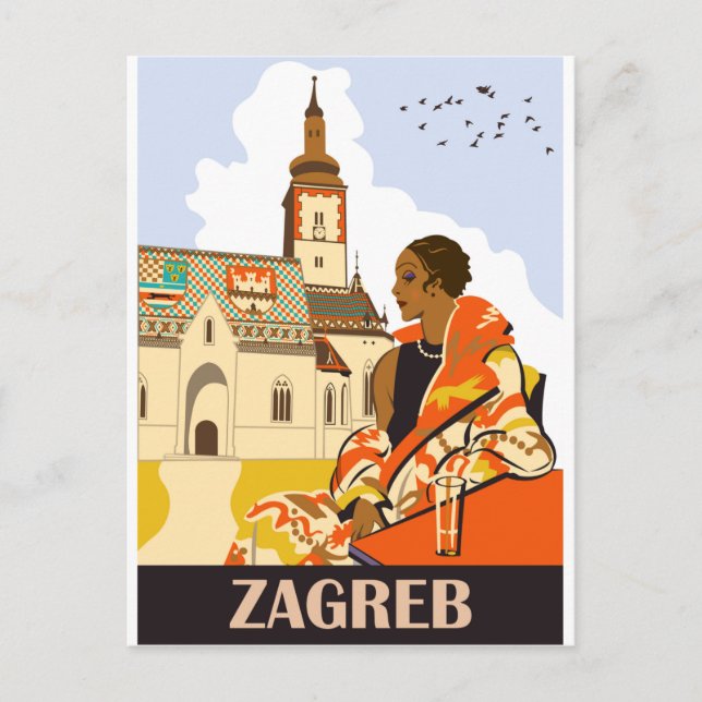 Carte Postale Zagreb (Devant)
