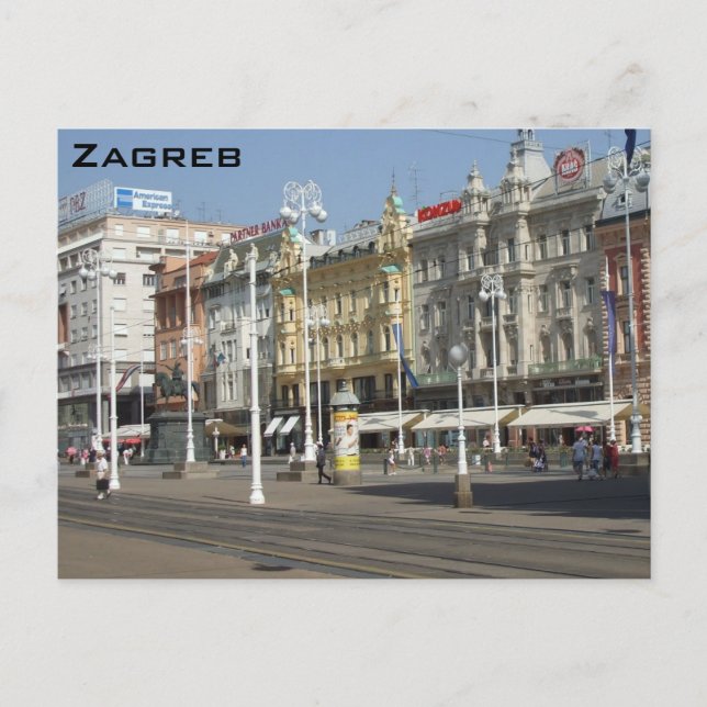 Carte Postale Zagreb (Devant)