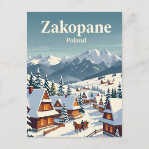 Carte Postale Zakopane, Pologne