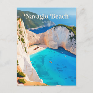 Carte Postale Zakynthos Navagio Beach Grèce