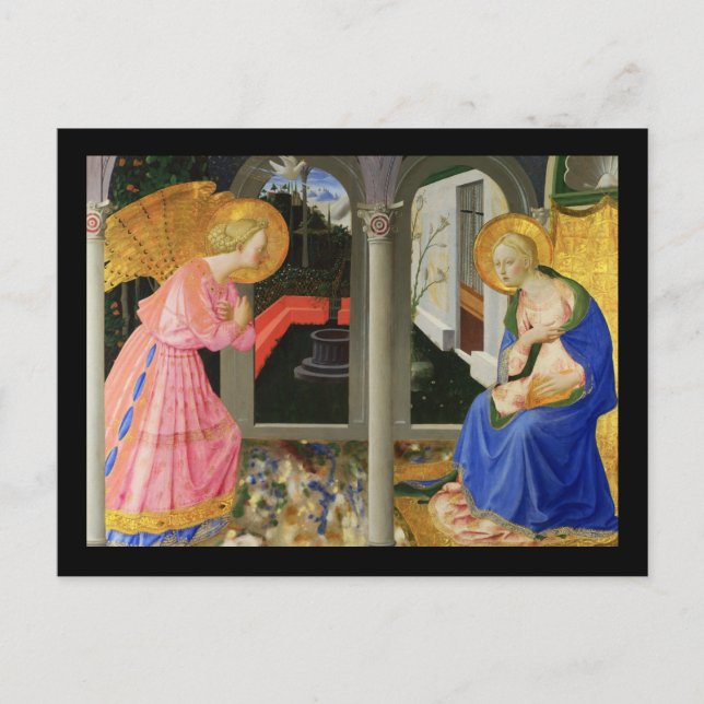 Carte Postale Zanobi Strozzi L'Annonciation (Devant)