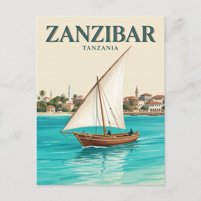 Carte Postale Zanzibar, Stone Town, Unguja (Devant)