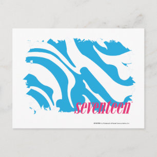 Carte Postale Zebra Aqua 4