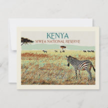 Zebra du Kenya, Réserve nationale de Mwea