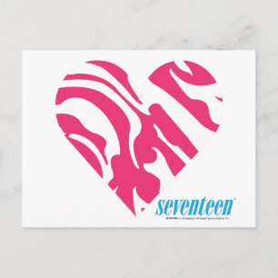 Carte Postale Zebra Magenta 2