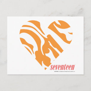 Carte Postale Zebra Orange 2