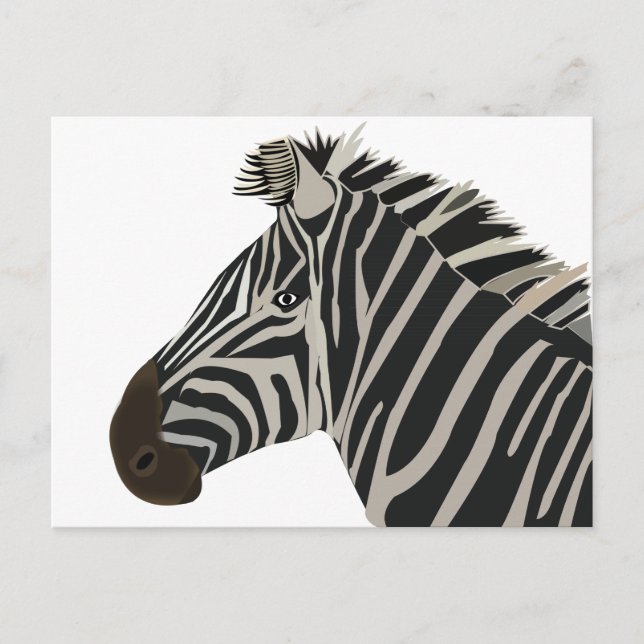 Carte Postale Zebra Stripes Animale Animale (Devant)