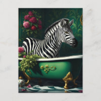 Zèbre dans une baignoire