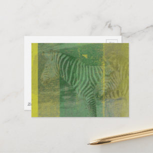 Carte Postale Zèbres
