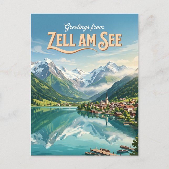 Carte Postale Zell am See Autriche (Devant)