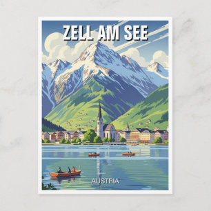 Carte Postale Zell am See Autriche Travel