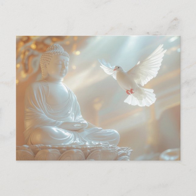 CARTE POSTALE ZEN - BOUDDHISME - MÉDITATION (Devant)