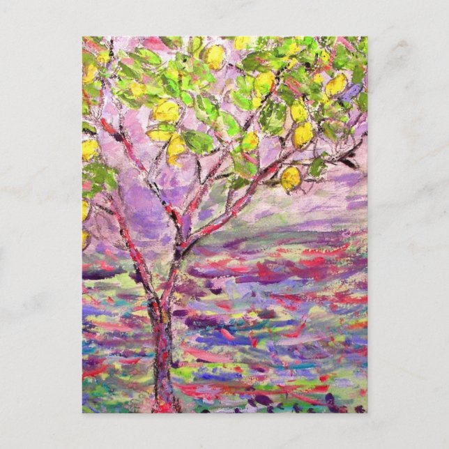 Carte Postale Zen citronnier (Devant)