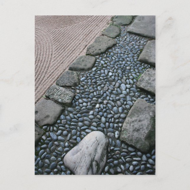 Carte postale Zen et Jardin Abstrait (Devant)