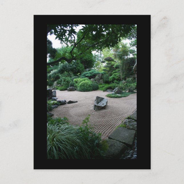 Carte Postale Zen Garden Paysage et jardins Photographie (Devant)