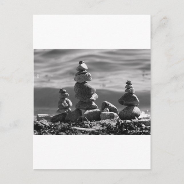 Carte Postale Zen Rocks (Devant)