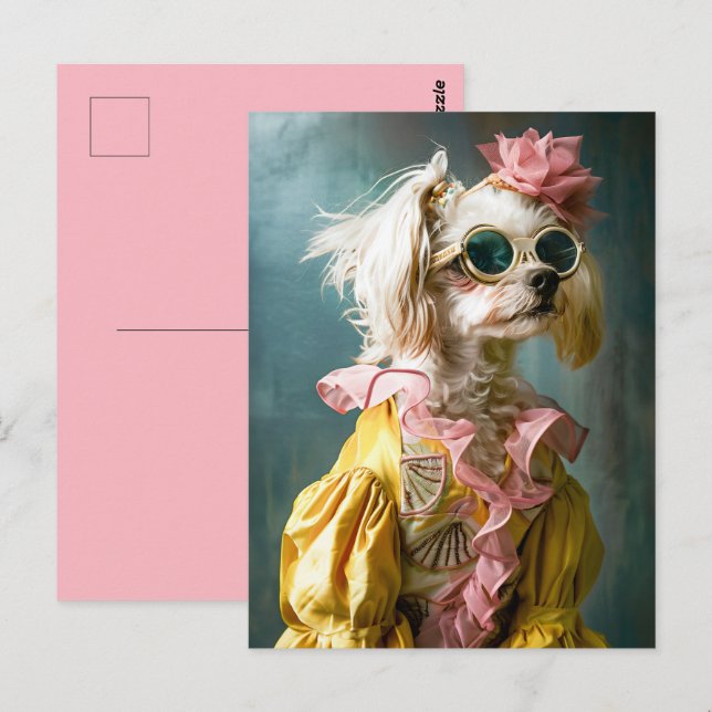 Carte Postale Zena Maltese (Devant / Derrière)