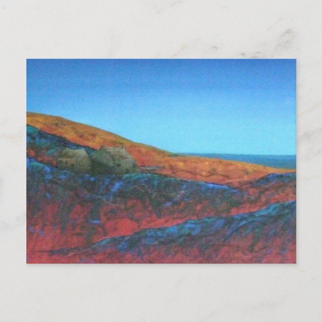 Carte Postale Zennor Moor à Dusk, Cornouailles (Devant)