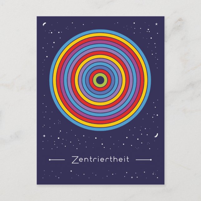 Carte Postale Zentriertheit (Devant)