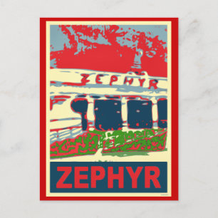 Carte Postale Zephyr Rollercoaster Pontchartrain Beach