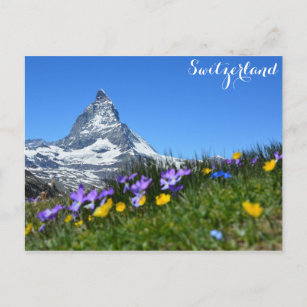 Carte Postale Zermatt Matterhorn Suisse Alpes suisses