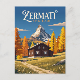 Carte Postale Zermatt Suisse