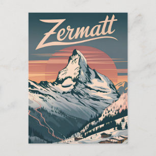 Carte Postale Zermatt vintage