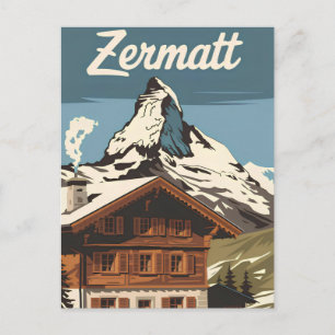 Carte Postale Zermatt vintage