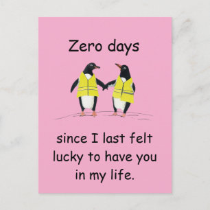 Carte Postale Zéro jour depuis que j'ai ressenti l'art du mancho