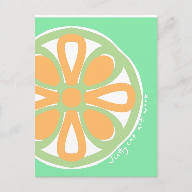 Carte postale Zesty citrus (Devant)